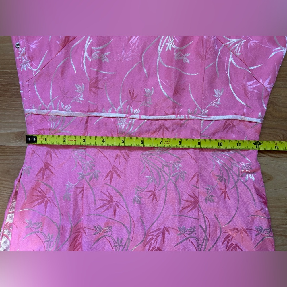 Traditional pink Vietnamese Ao Dai - see measurements - Picture 8 of 8